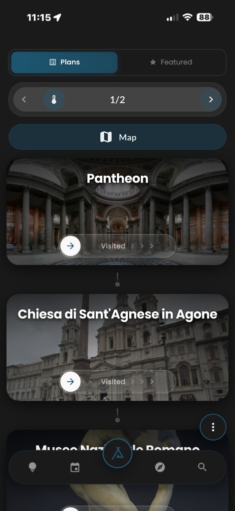 NOMADS — piani e itinerari